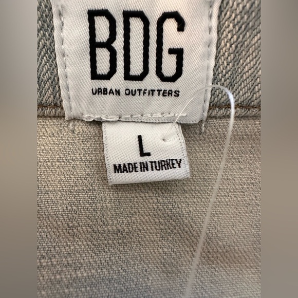 BDG Light Wash Denim Wrap Skirt NWOT - Picture 6 of 7